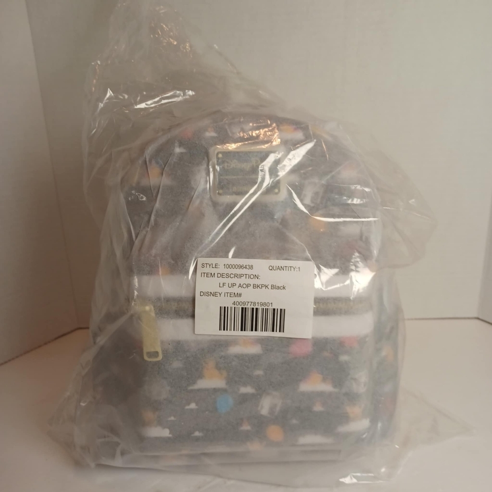 2024 Disney Parks Pixar Up Carl Ellie Russell Kevin AOP Loungefly Mini Backpack